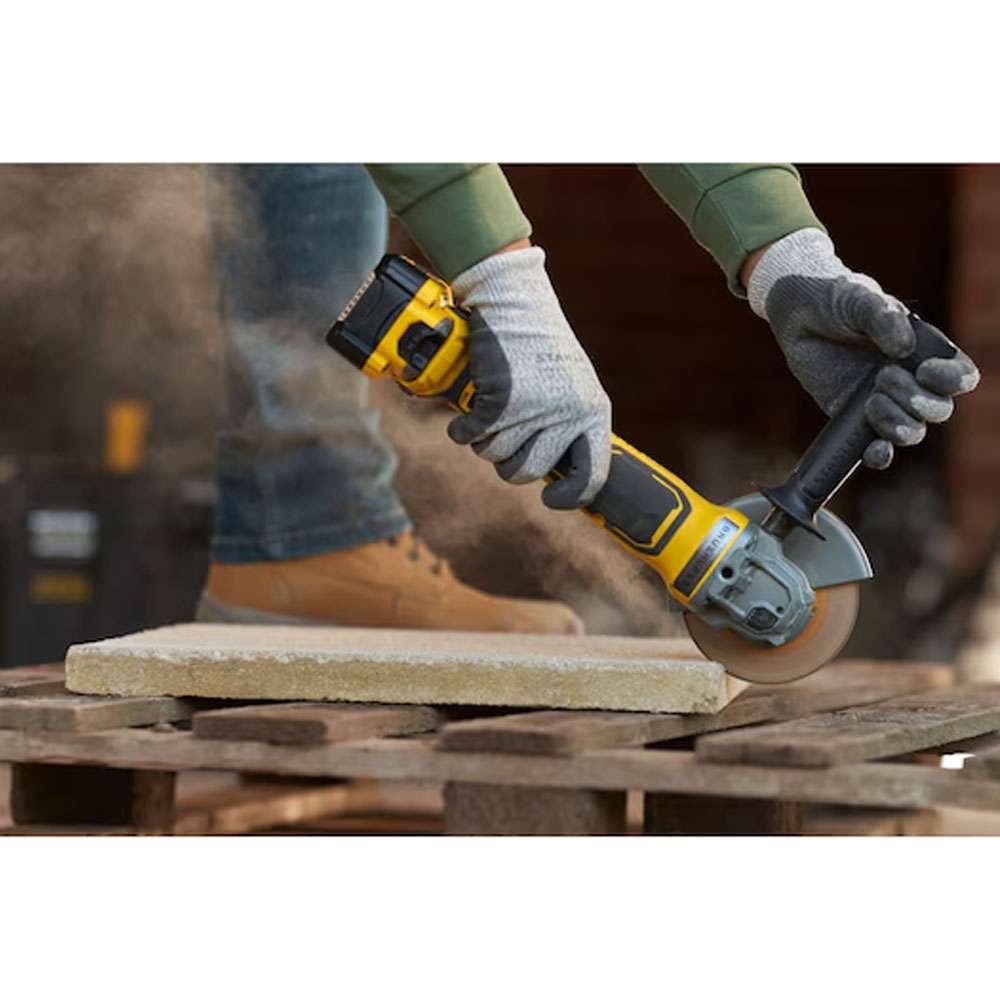 Smerigliatrice angolare brushless18V V20StanleyFatmax SFMCG700M2K-QW