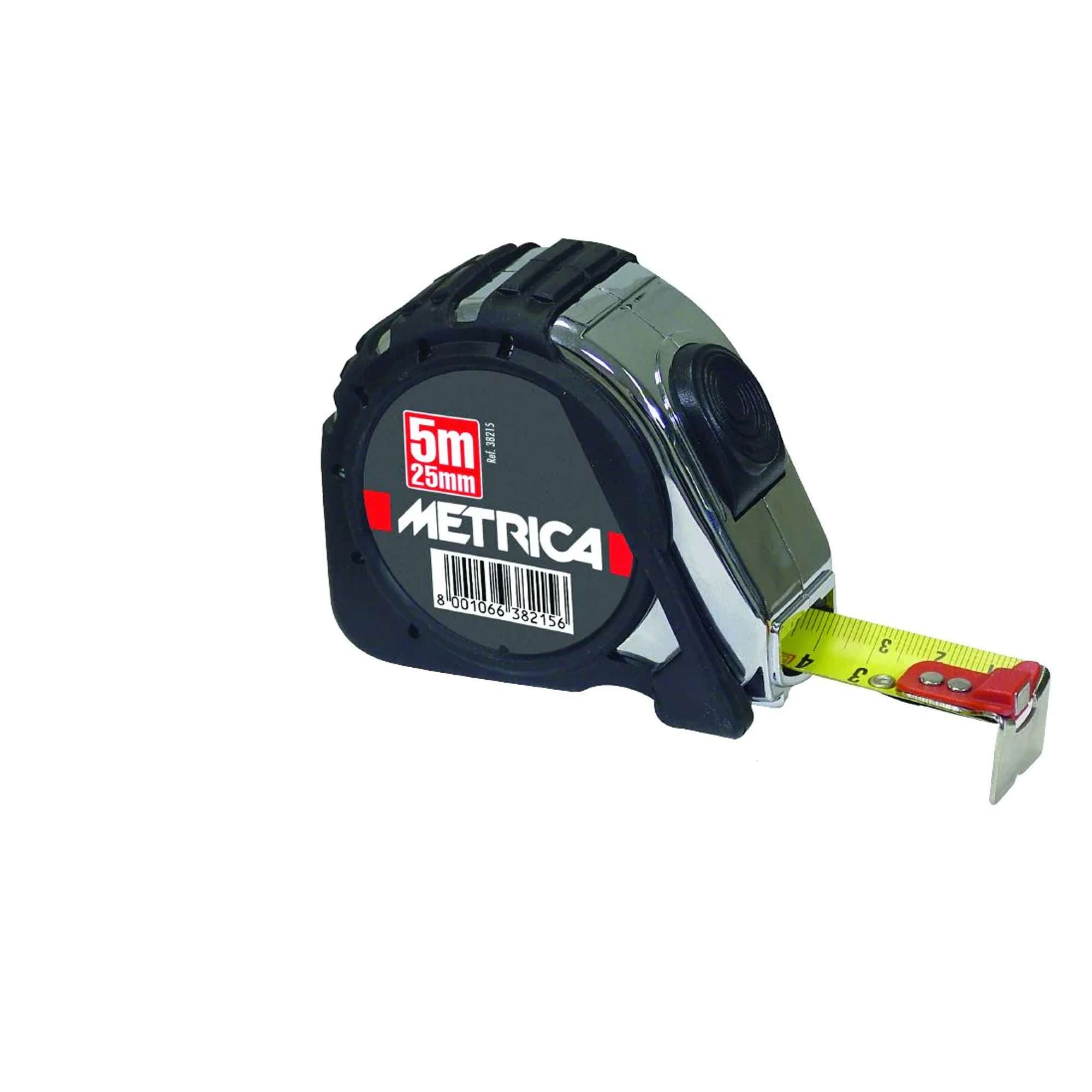 Flessometro 8 m x 25 mm con magnete 08218 Metrica