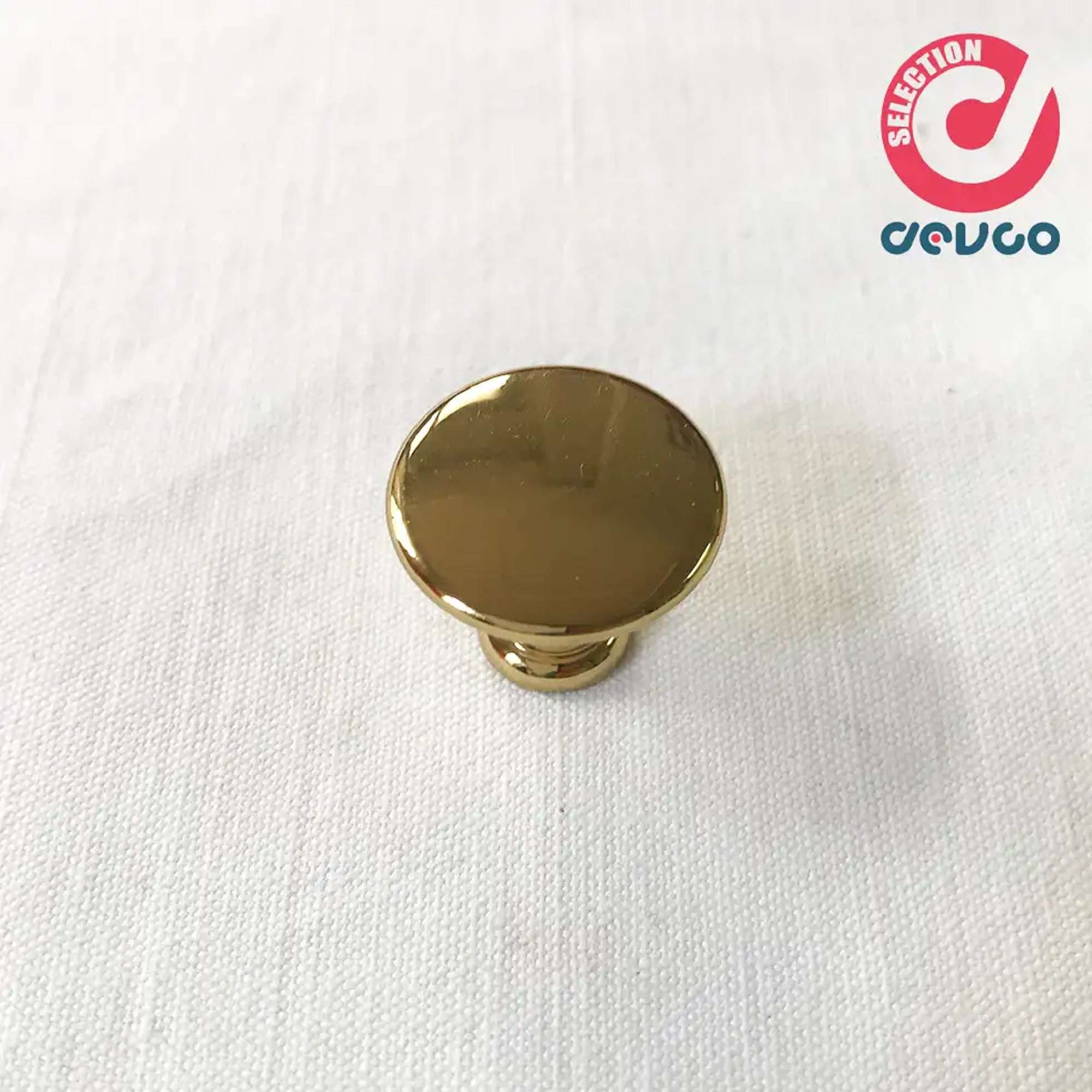 Pomello misura 20 colore oro con perni e dadi Omp Porro 152 20