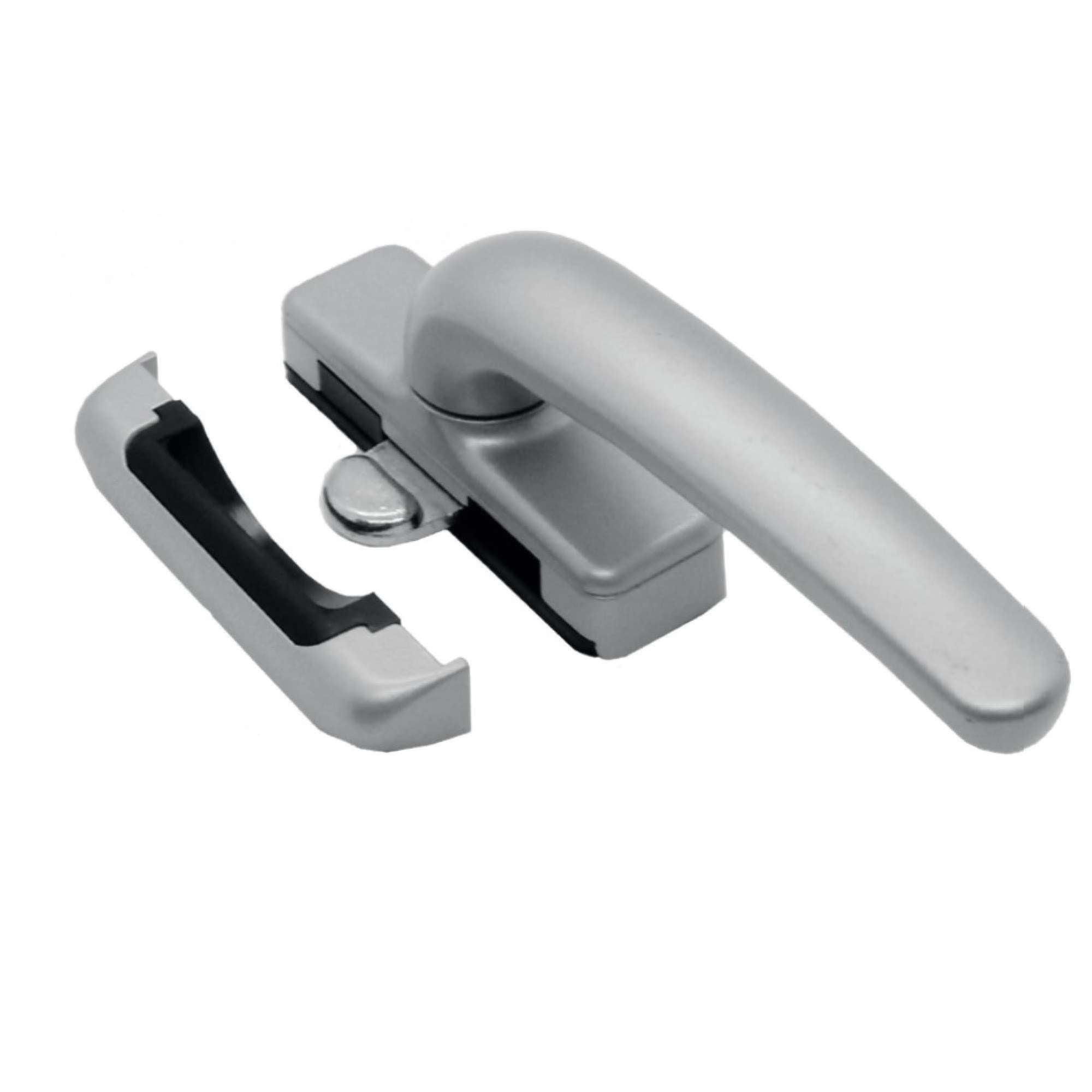 Maniglia a tavellino con copricassa a rotazione con impugnatura ridotta - Mister Italy 3032