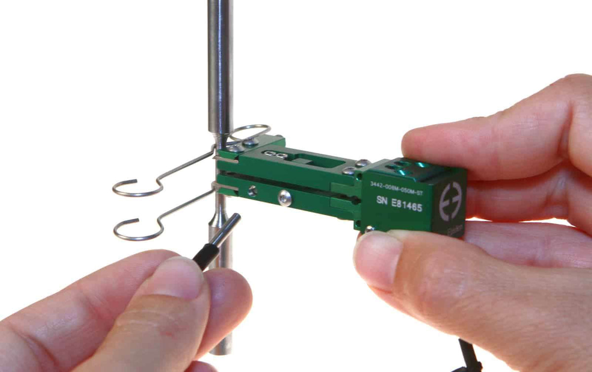 Estensometro assiale miniaturizzato 10 mm 0,5 mm Epsilon 3442-010M-005M-ST