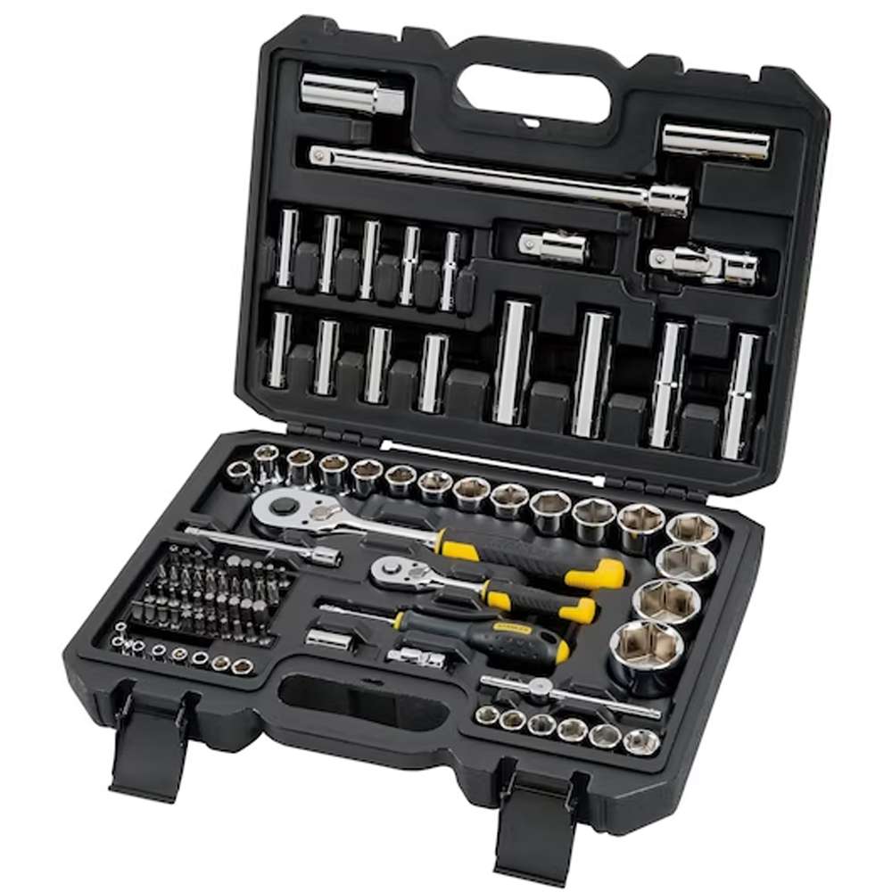 Set Chiavi a Bussola 96 Pz Stanley Attacchi 1/4" + 1/2" STMT17379-1