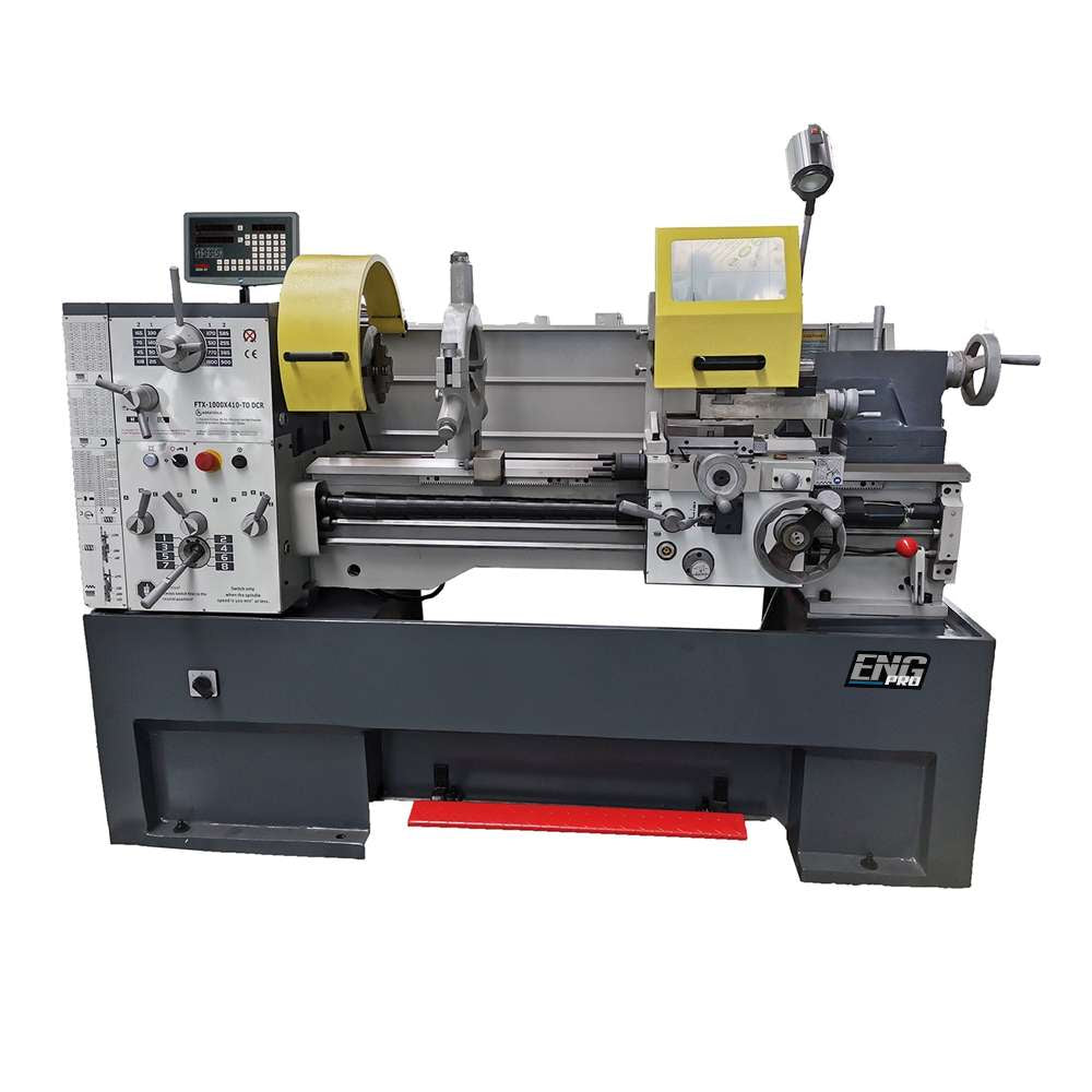 Tornio Industriale FTX-1000X410-TO DCR 400V/F3 con DRO e TCRE - 4,5 HP