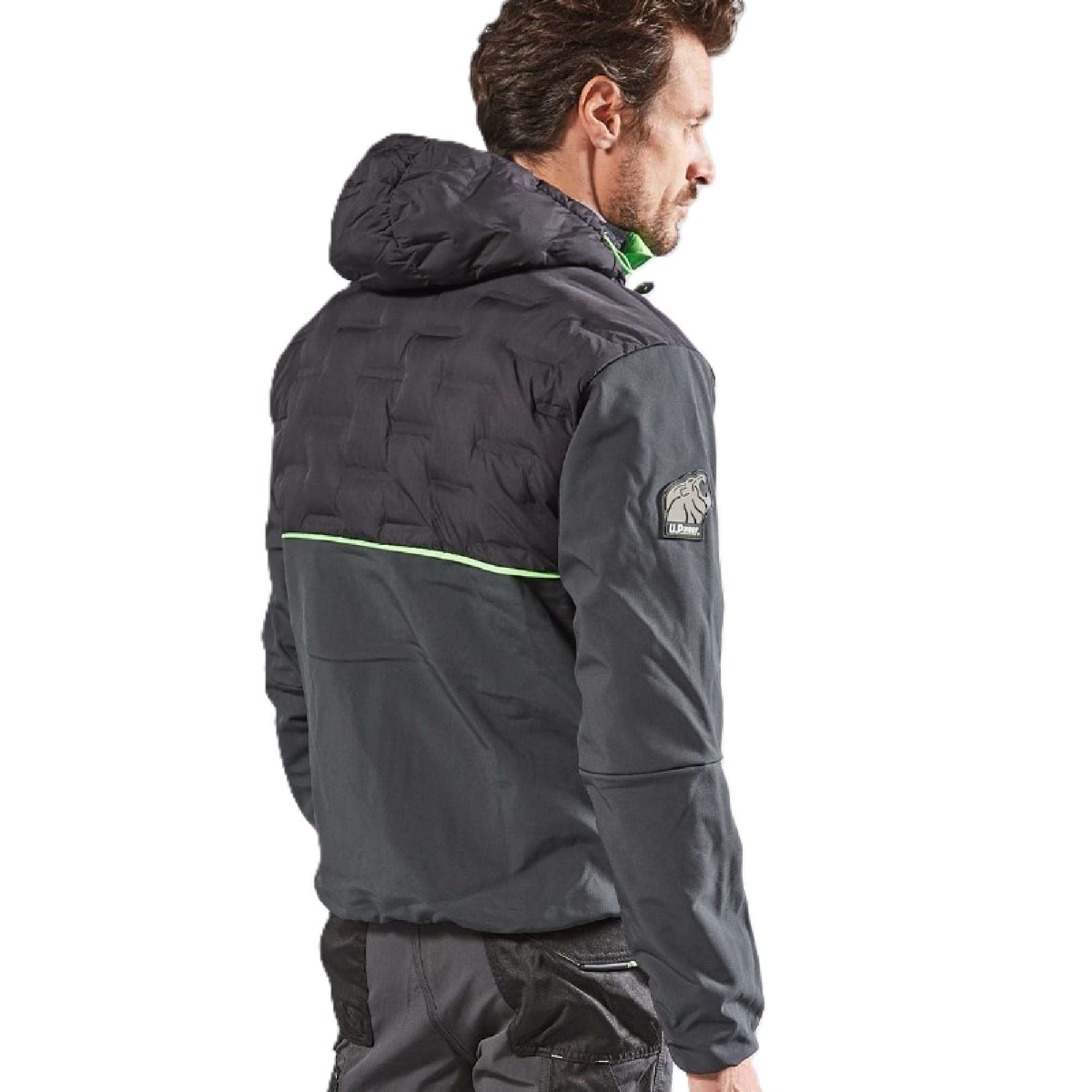 Giacca Softshell Ibrida idrorepellente grigio asfalto XL - U-Power FU213AG XL