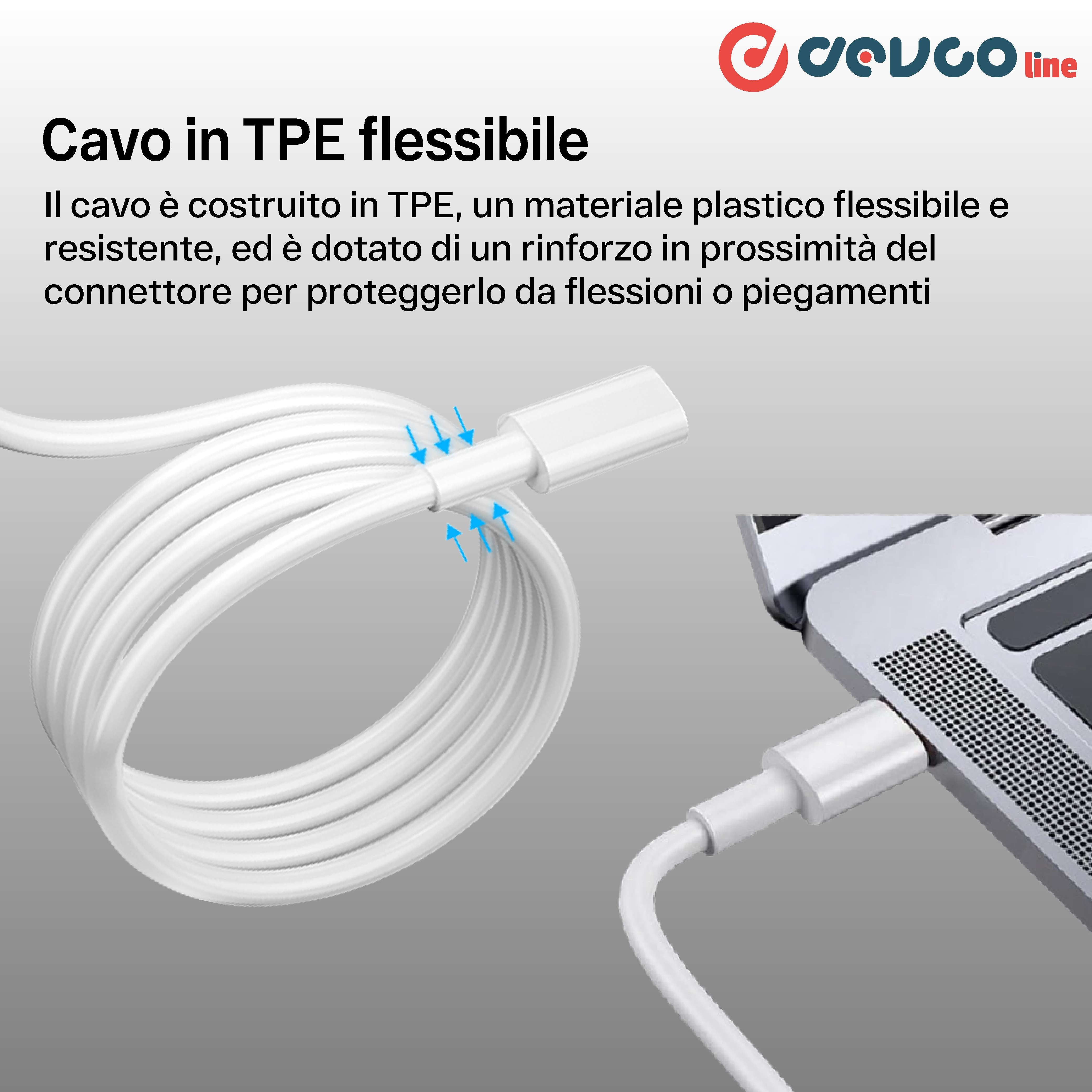 Cavo USB due connettori USB-C 1 metro - DEVCOline AT CR 2TC1