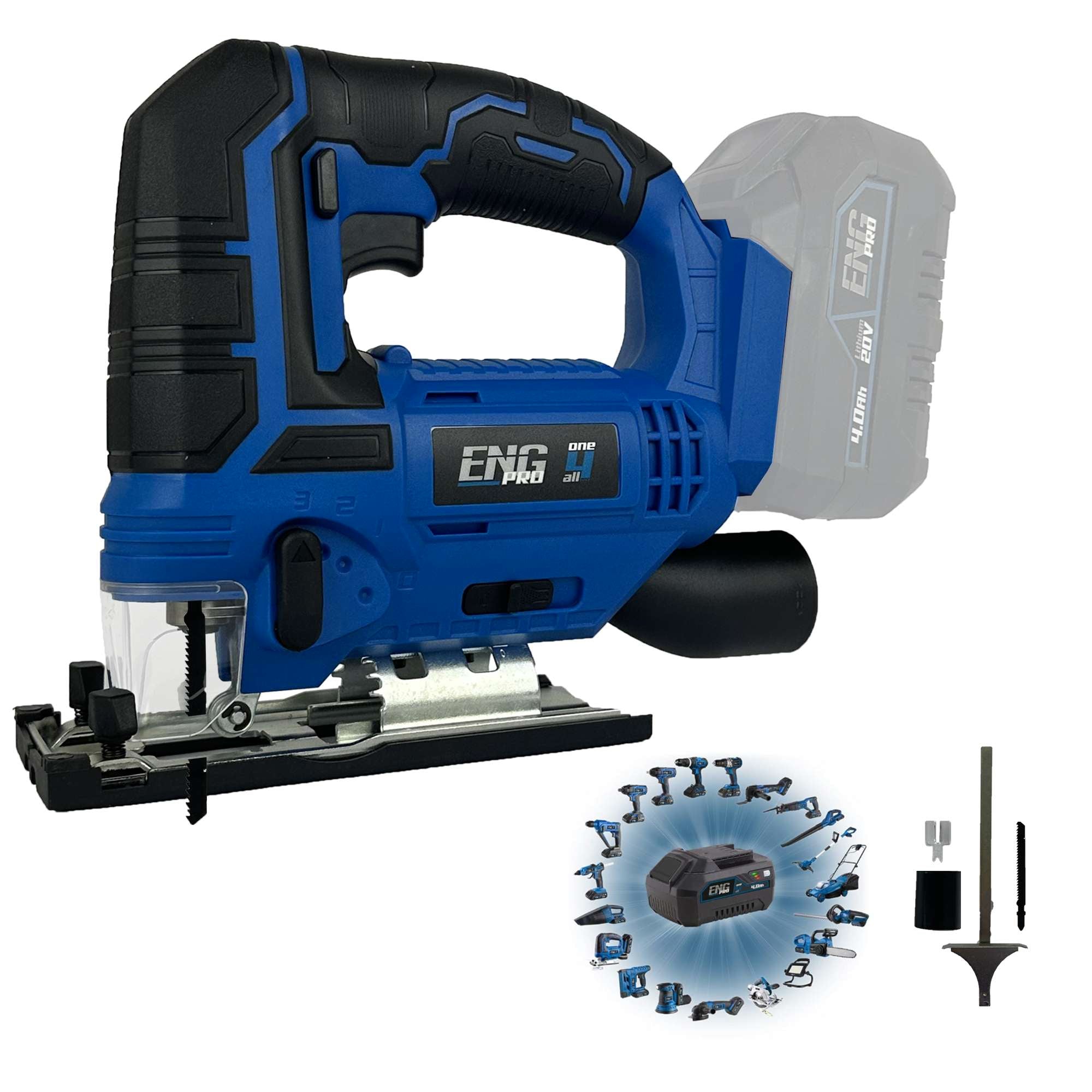 Seghetto Alternativo - Linea professionale a batteria ONE4ALL 20V - Corpo macchina