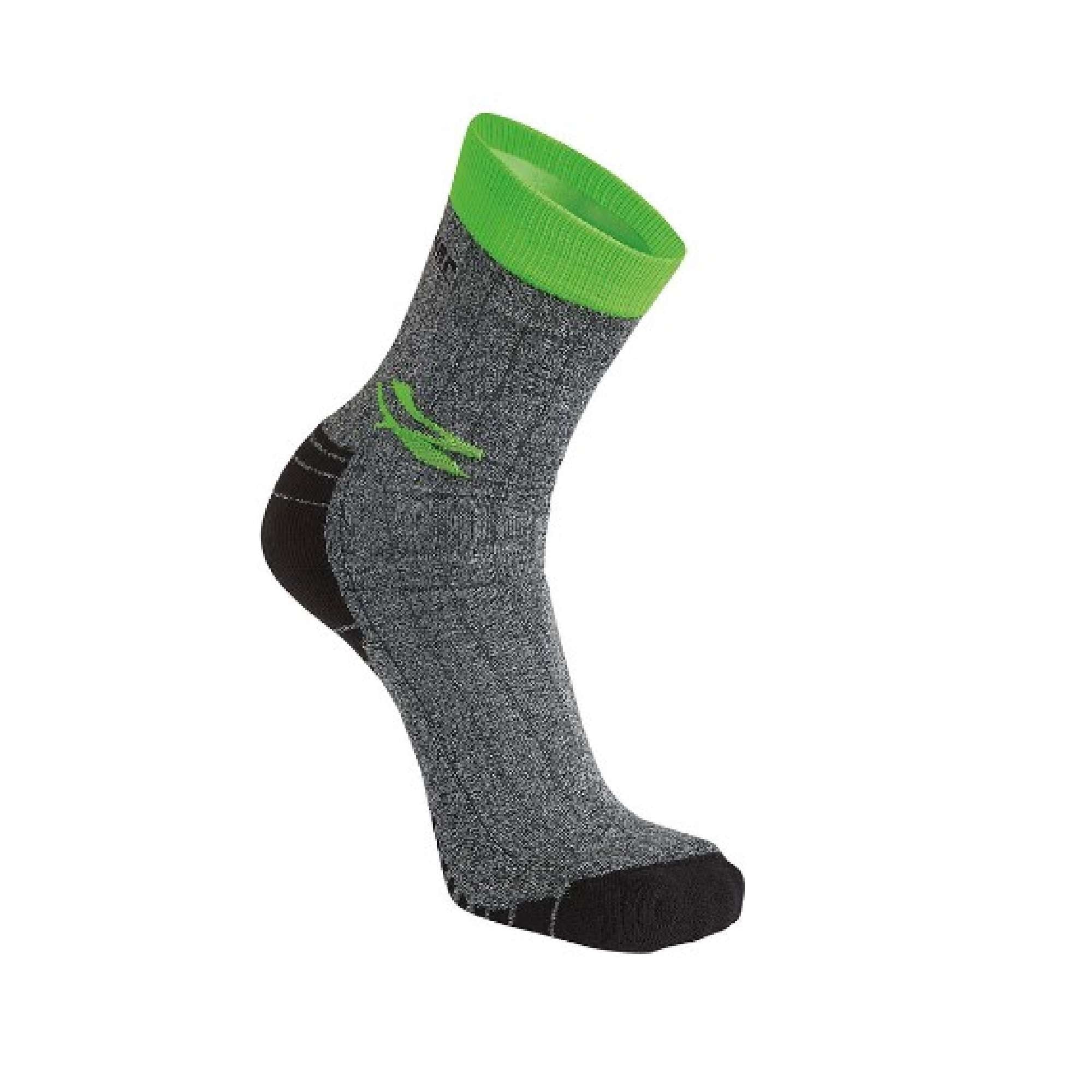 Calza tecnica taglia unica verde fluo - U-Power SK218VF