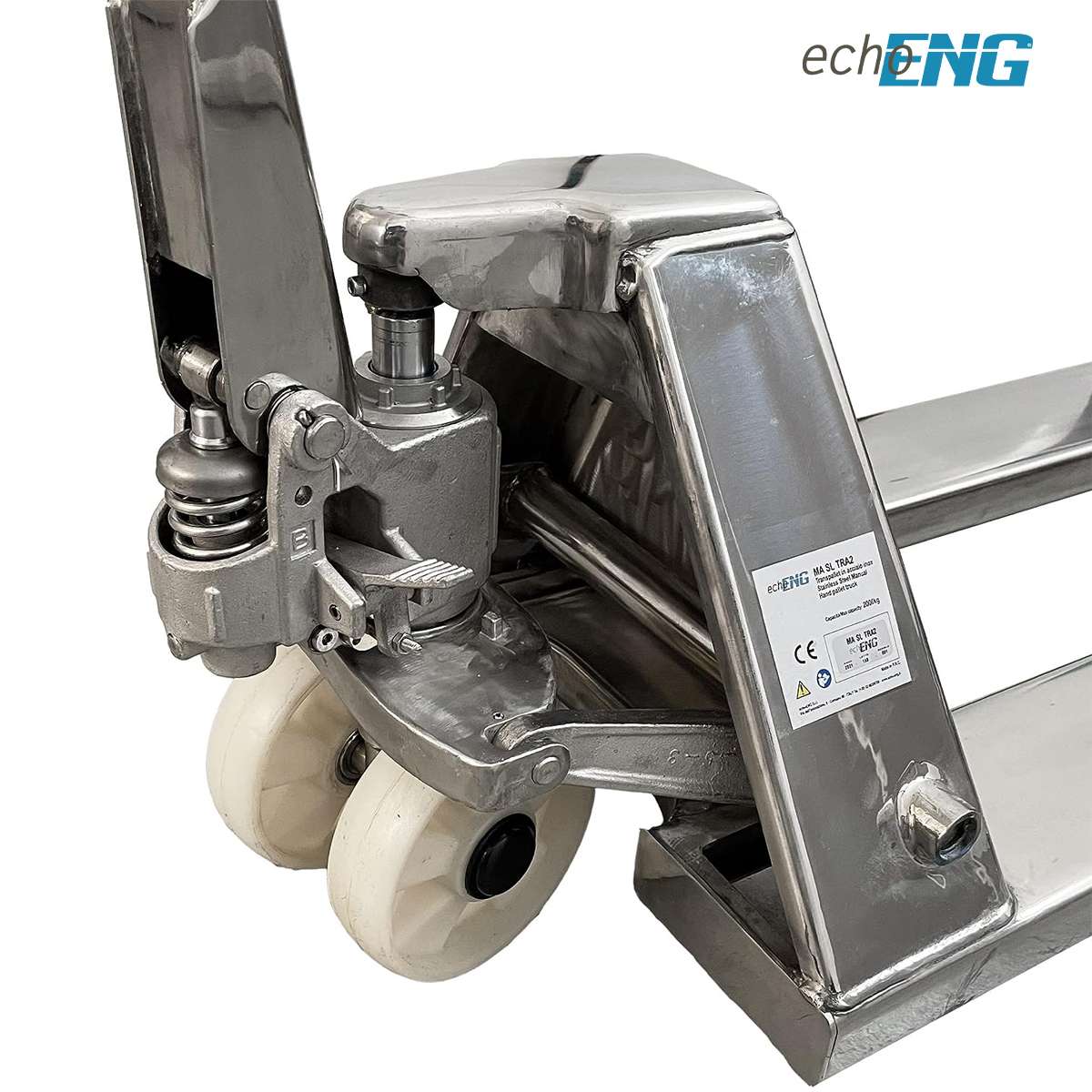 Transpallet sollevatore professionale 2000Kg acciaio inox - ENG PRO MA SL TRA2