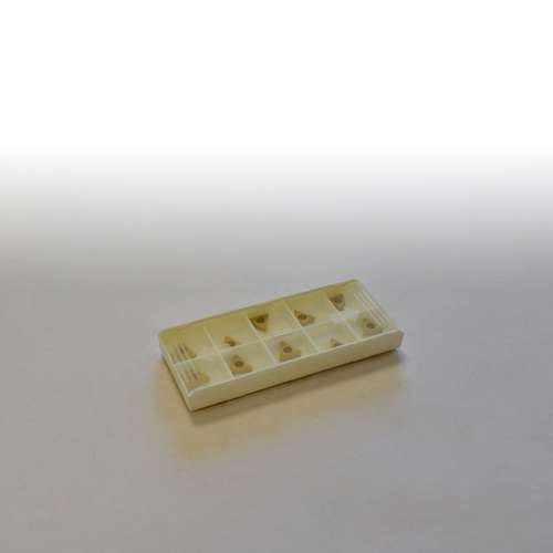 Inserti placchette metallo duro tornio tornitura 10pz -TCMT090204 -TCMT110204