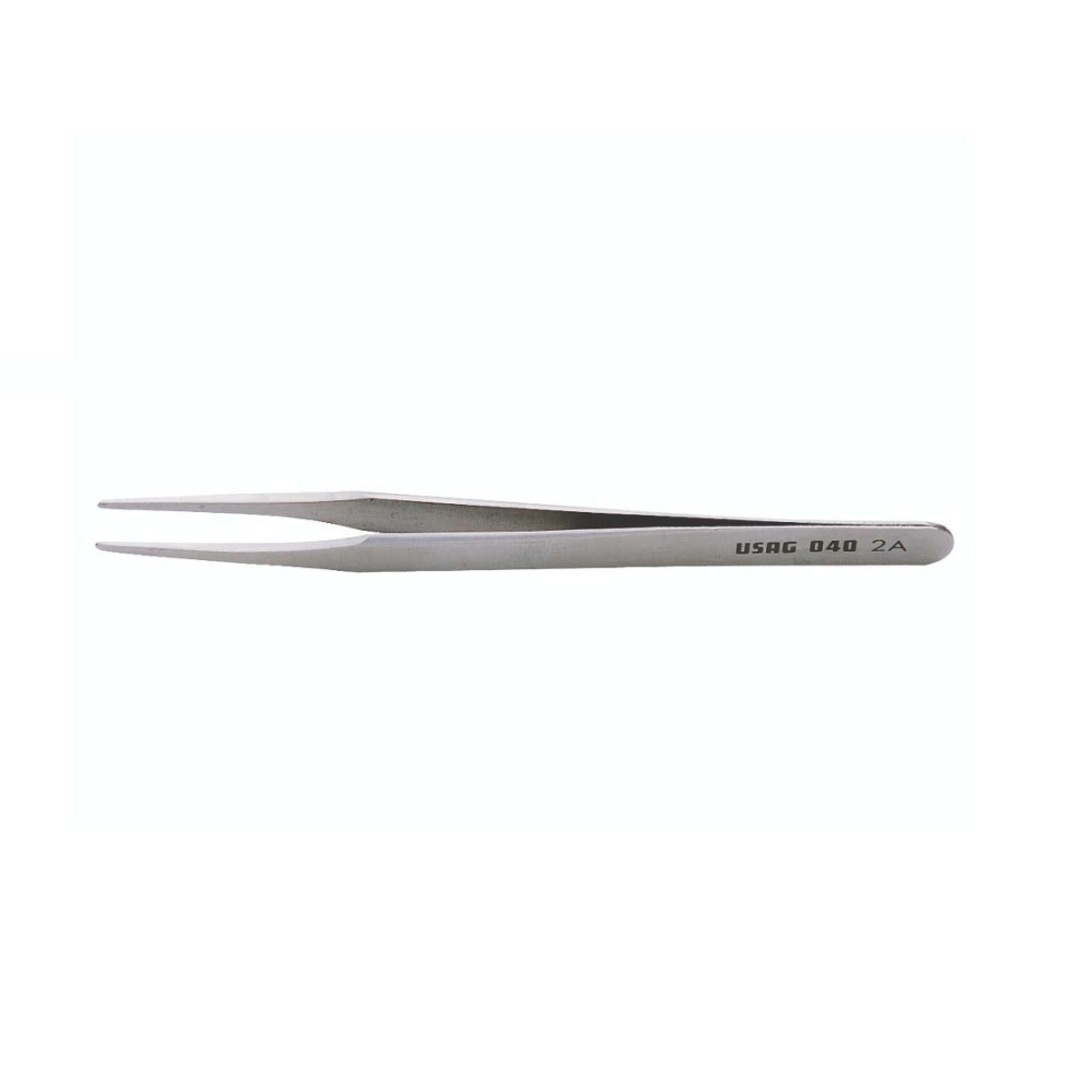 Pinzetta a molla con punte piatte arrotondate - Usag 040/2A U00400007