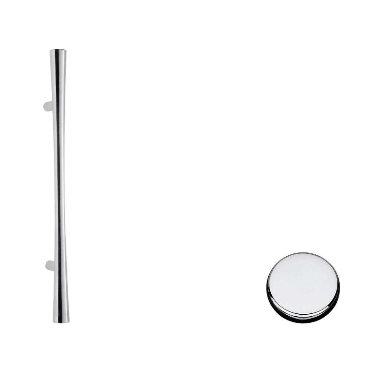 Maniglione Zen Ott Cr/Sat I.300 L.500 D.20/33 D.Attacco 20 - Colombo Design CB36A-CM