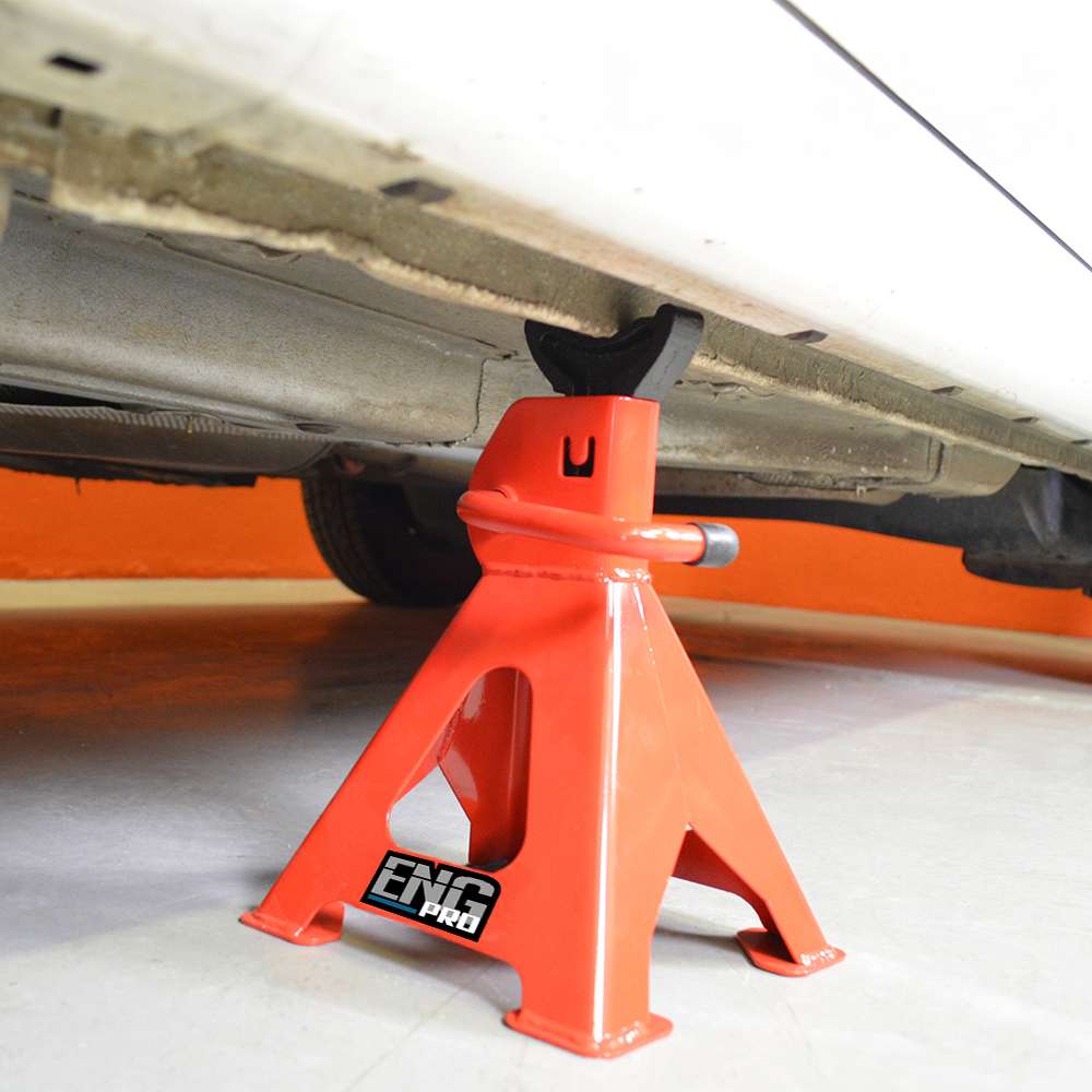 Coppia di cavalletti professionali, stand supporto auto 6t - ENG PRO MA CV C060