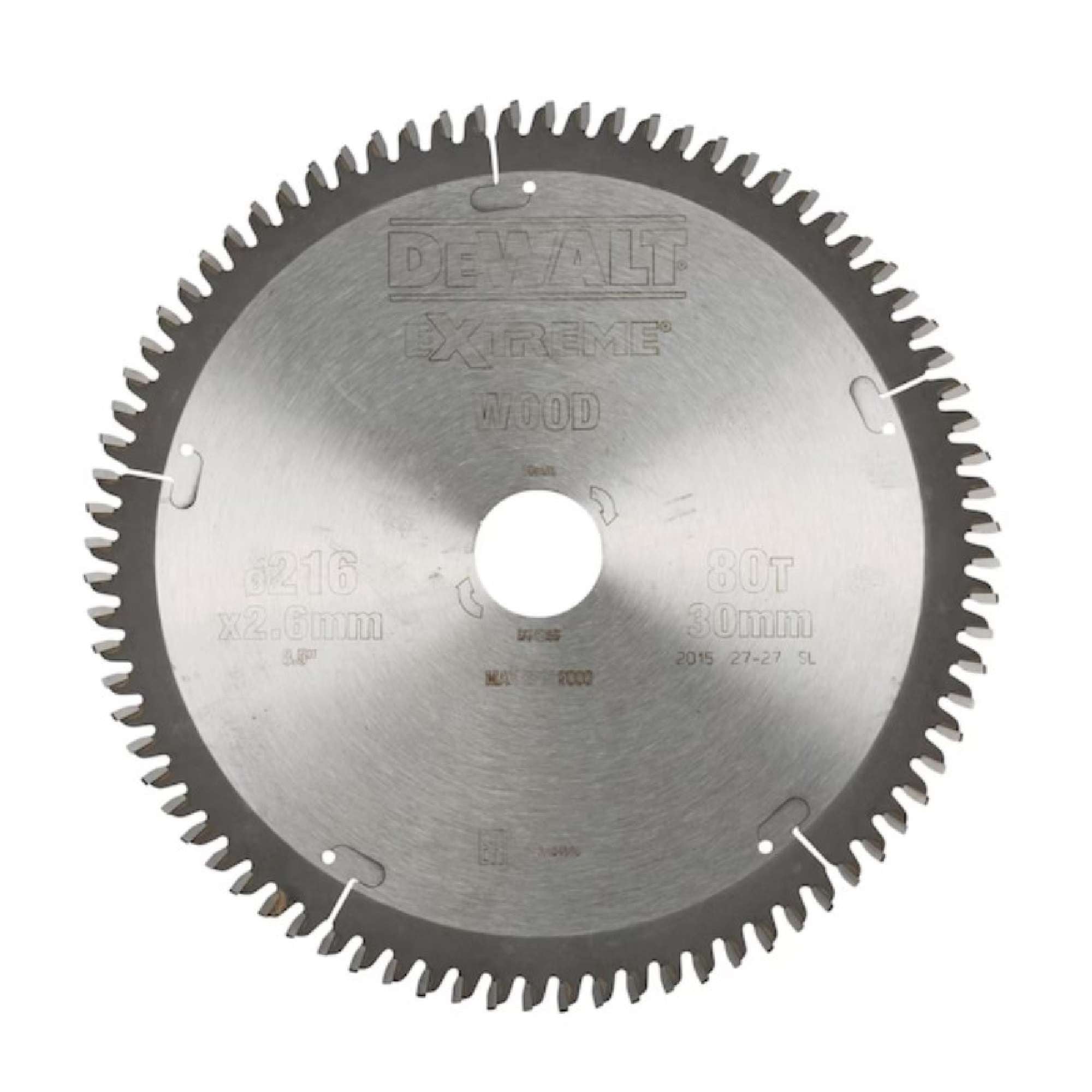 Lama circolare 216x30x2.6mm per legno, plastica e alluminio - Dewalt DT4286-QZ
