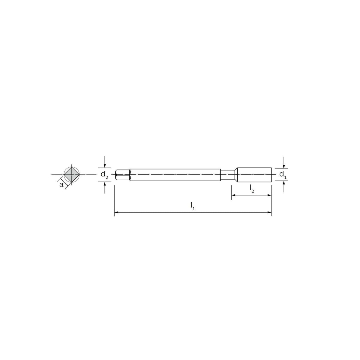 Maschio a mano WHT per applicazioni generiche 1/4 - ILIX