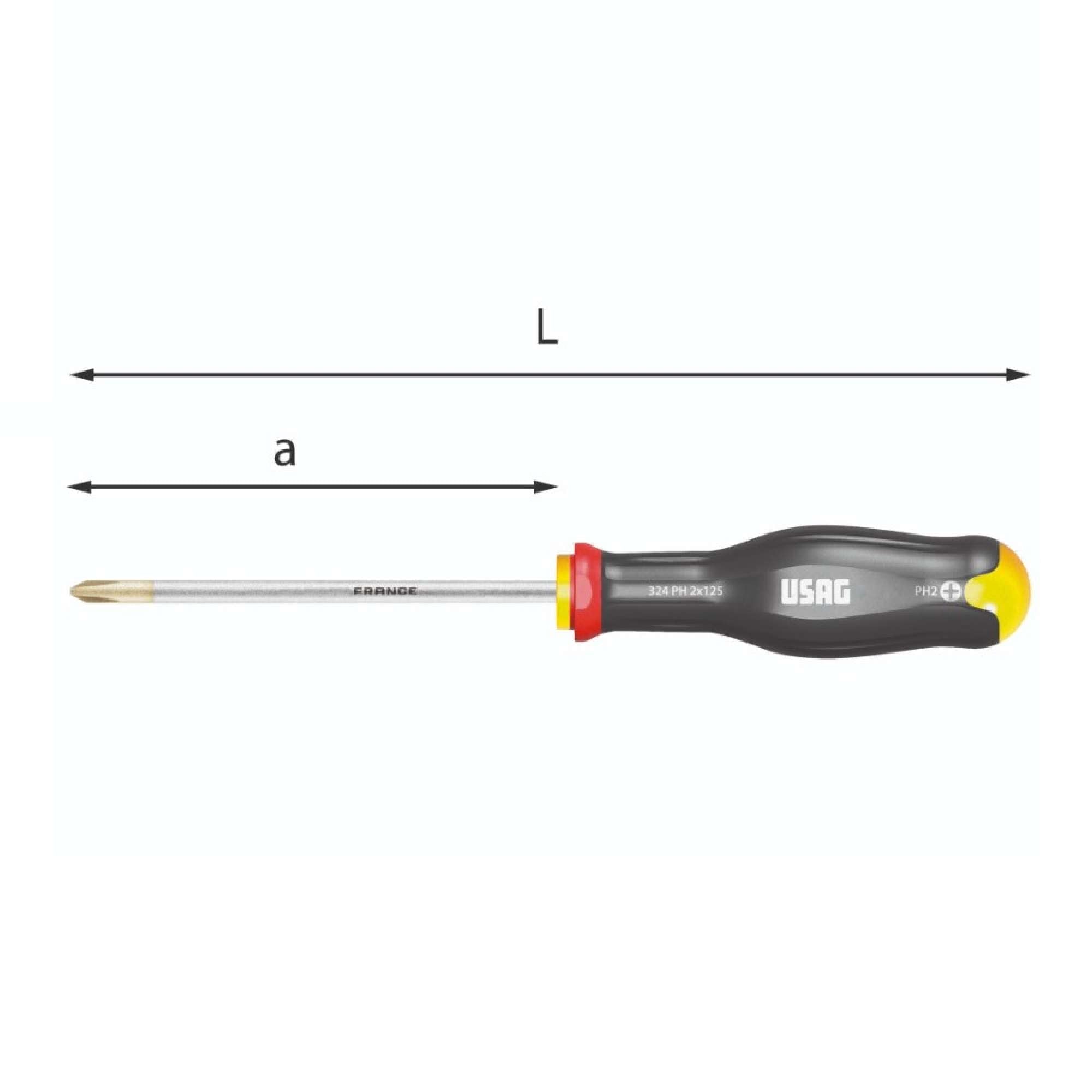 Giraviti per viti con impronta a croce Phillips - Usag 324 PH