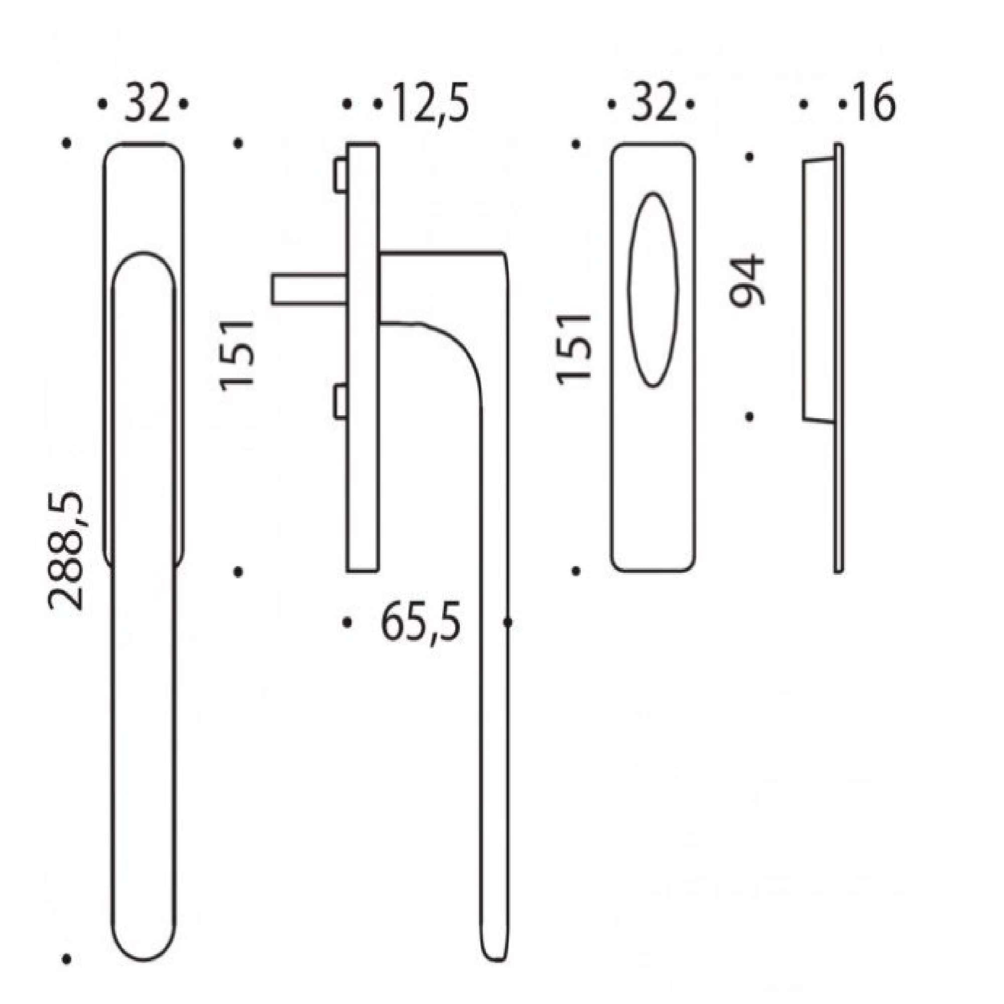 Maniglione Per Alzante Scorrevole Oneq - Colombo Design