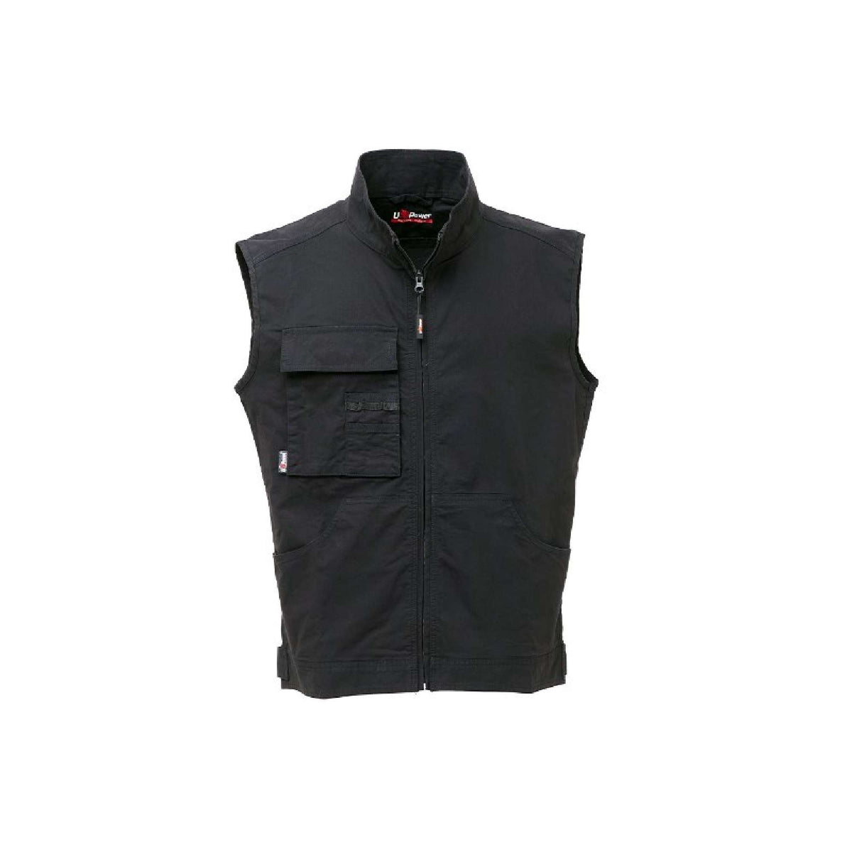 Gilet Wave Black Carbon da lavoro taglia L - U-Power EY148BC/L