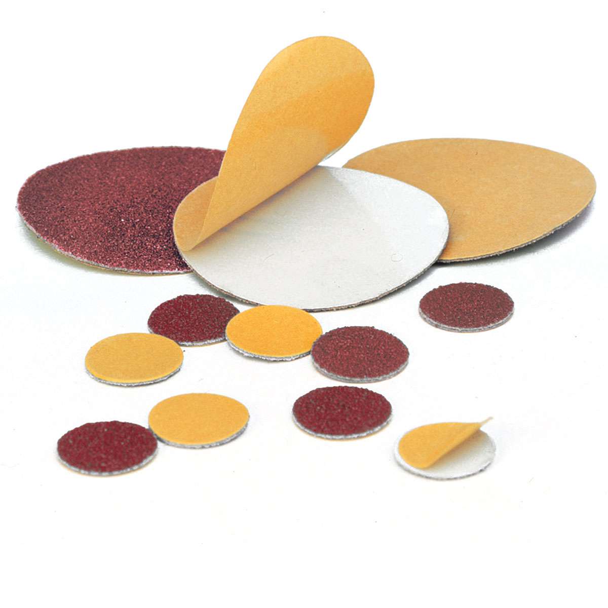 Disco autoadesivo al corindone termoresistente -D.30mm grana(60-220) Rosver 50pz