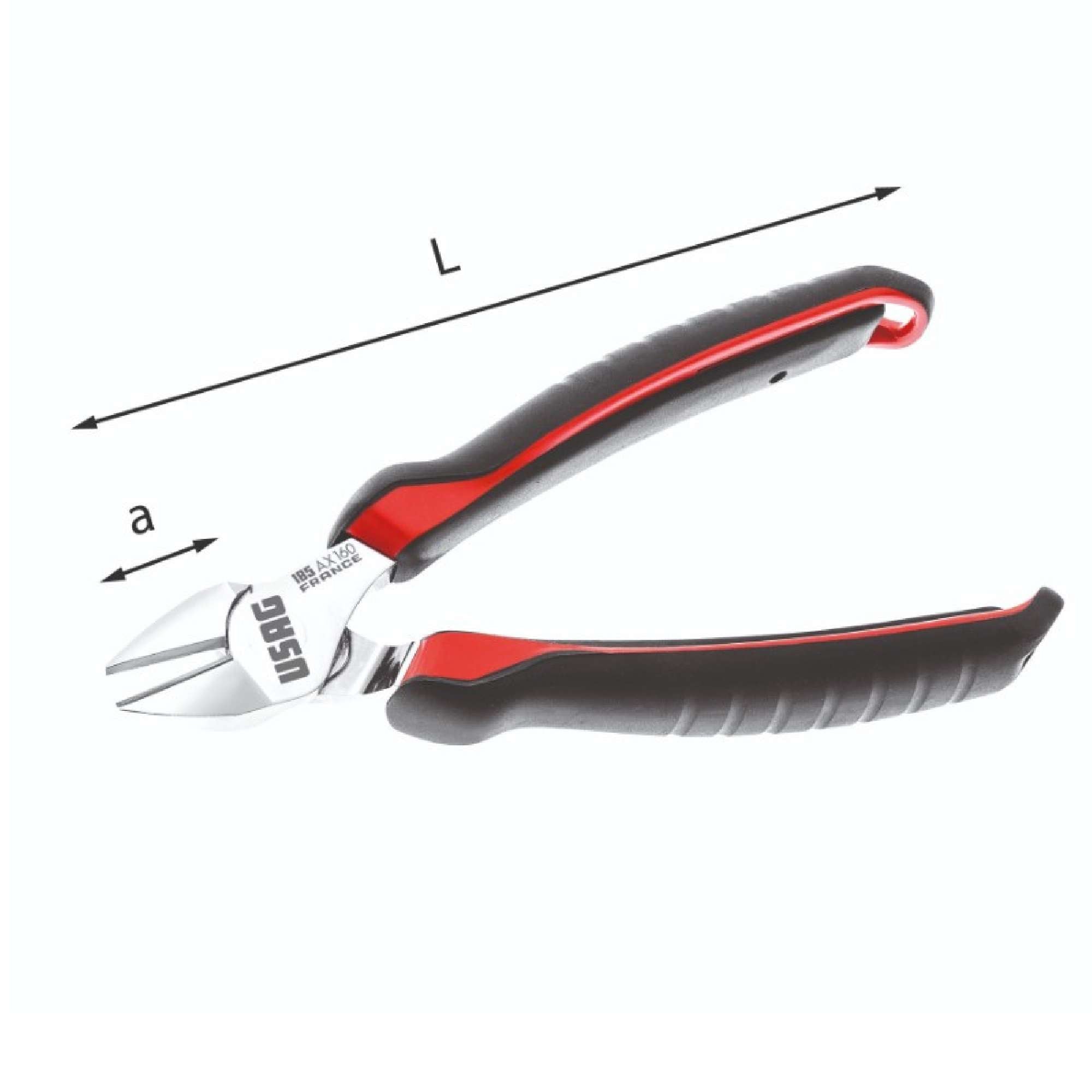 Tronchese a tagliente diagonale 140mm - Usag 185 AX U01850152