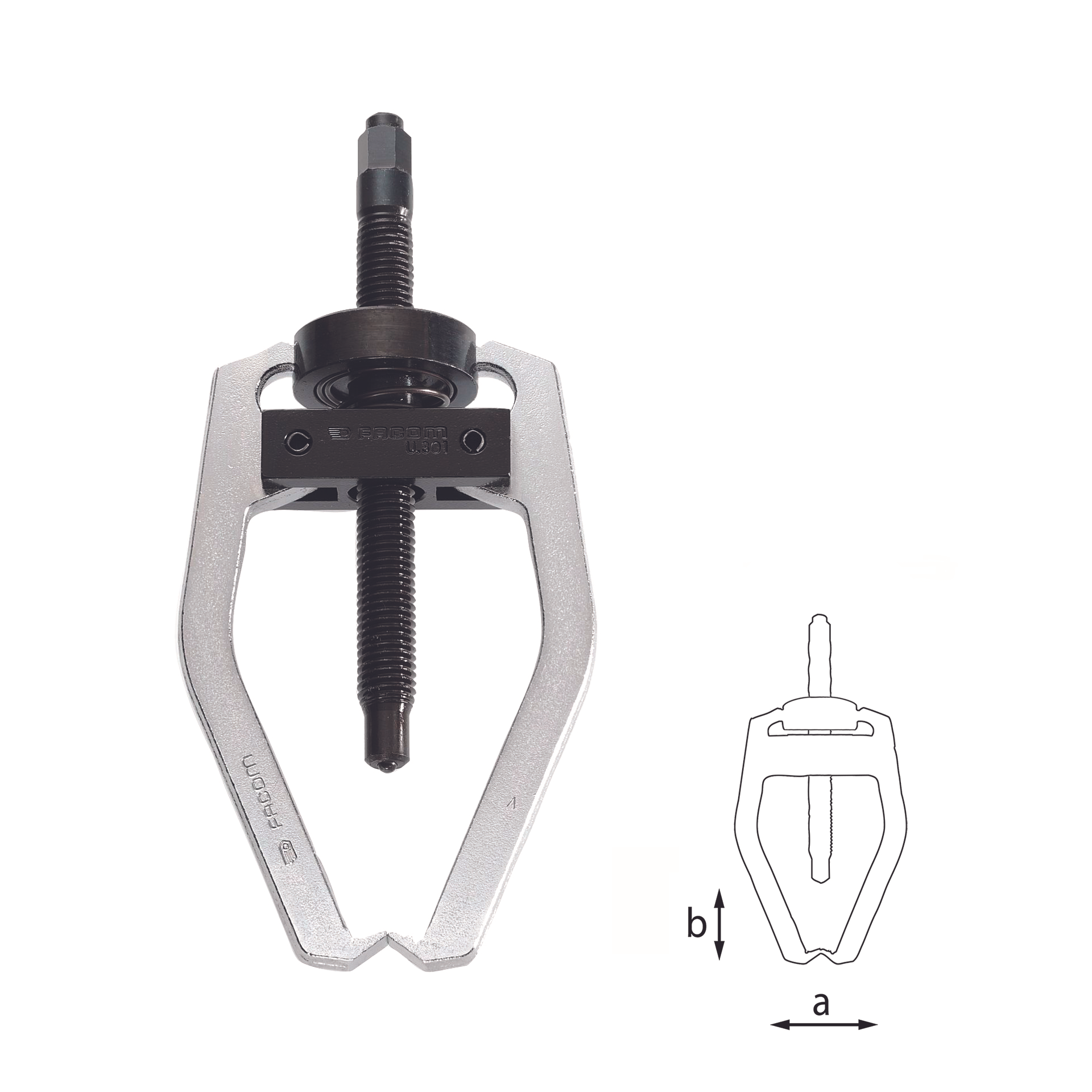 Estrattori a due bracci per esterni a 60mm b 40mm - Usag 462
