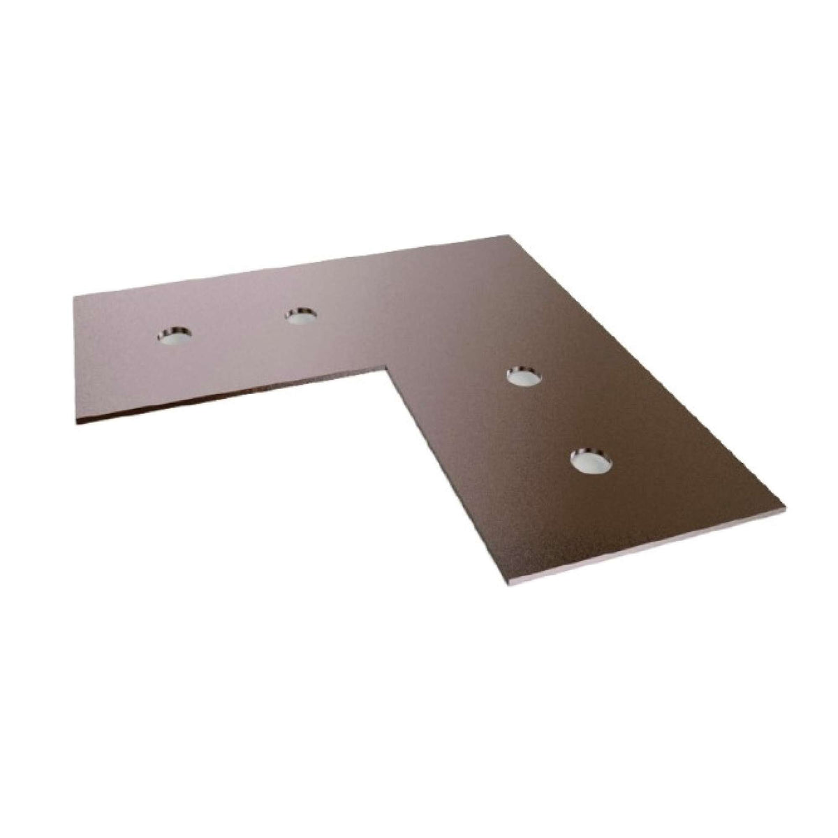 Piastra di allineamento in acciaio zincato 80x80mm - Posaclima KLALLINEAP100