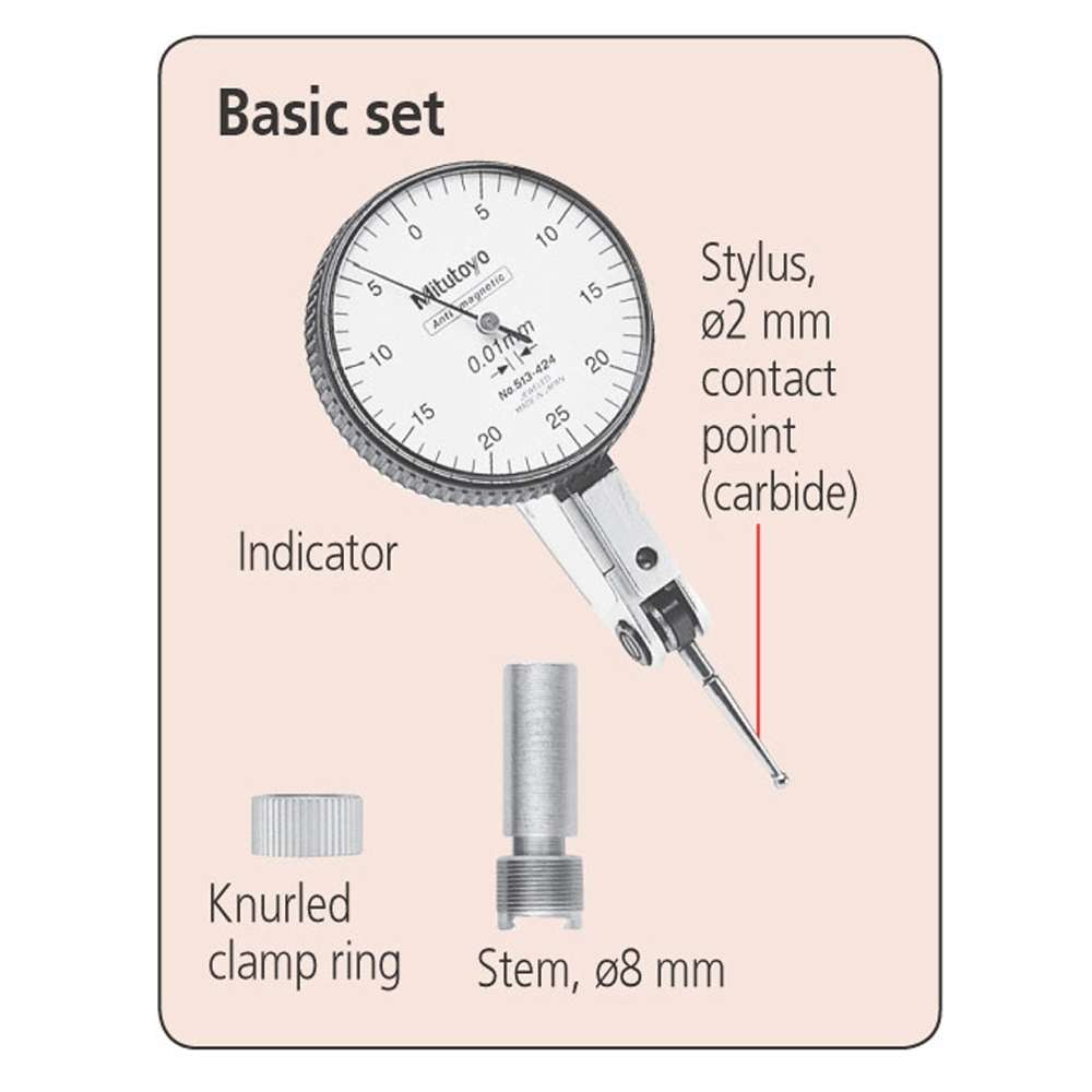 Comparatore a leva esecuzione orizzontale 513-404-10E - Mitutoyo