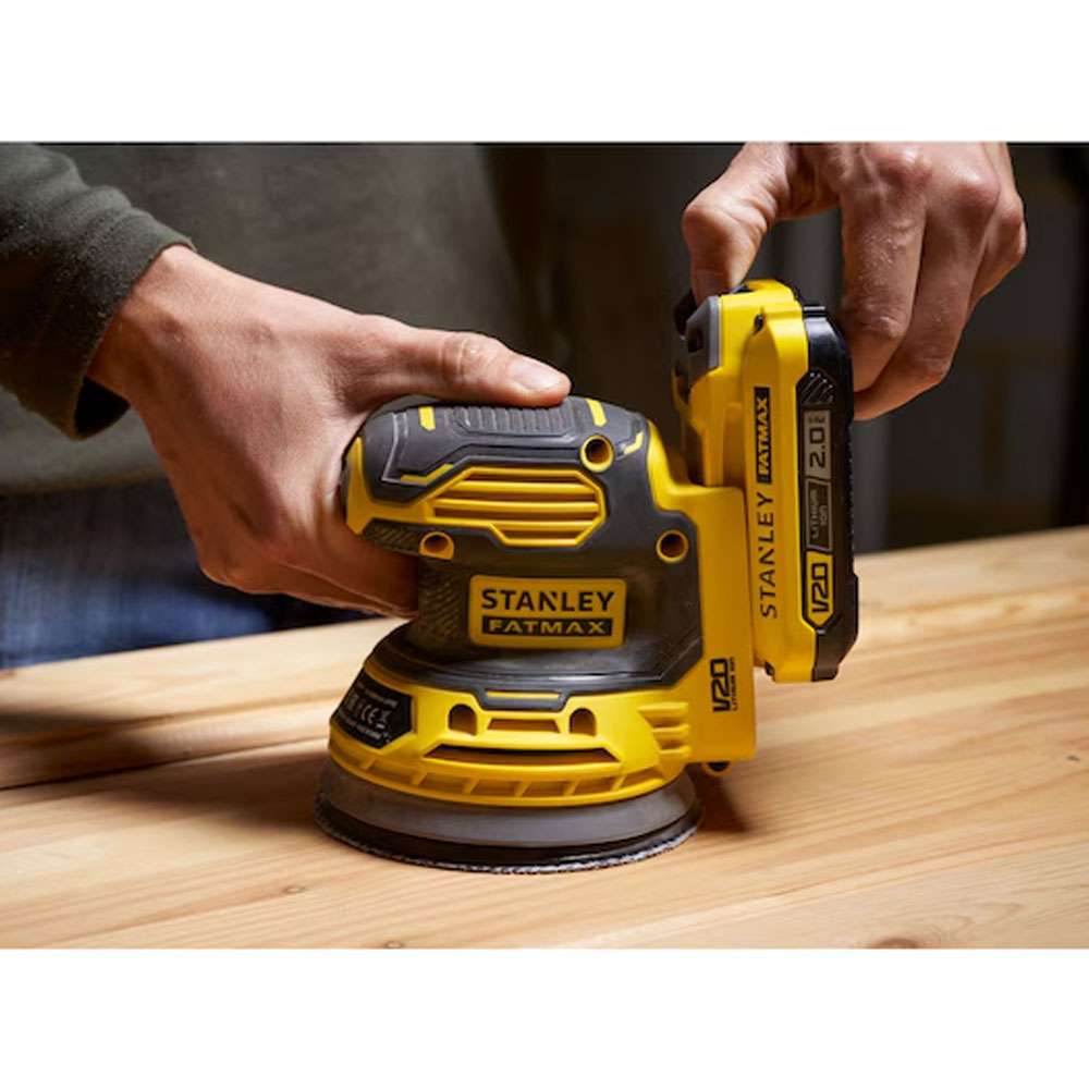 Levigatrice Roto-Orbitale18V V20 StanleyFatmax 2.0Ah 125mm SFMCW220D1S-QW